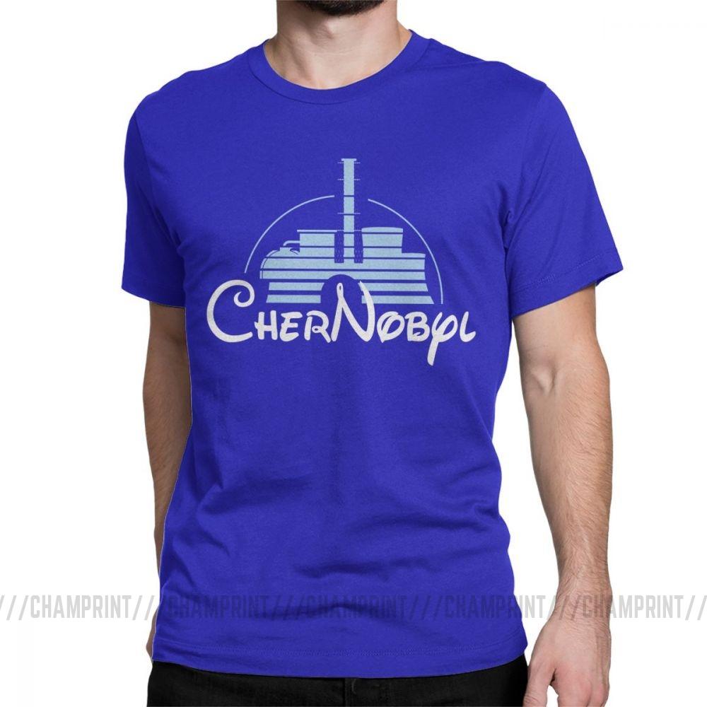 Mens Nuclear Disaster Chernobyl Geek Ukraine Radiation Vintage T Shirt Pure Cotton Tops Novelty Tee Shirt Plus Size TShirts