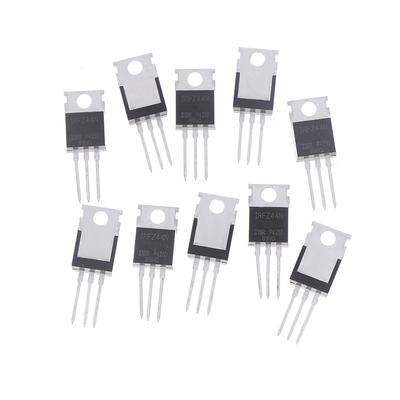 10 SZTUK Akcesoria DIY Nowy Czarny IRFZ44N IRFZ44 Power MOSFET Wtykany Bezpośrednio Tranzystory TO-220