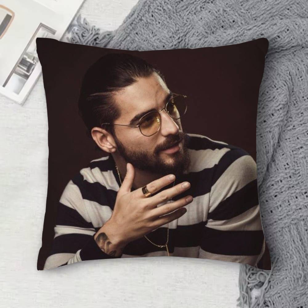 

MMaluma Doublesided Printed Square Decorative Cushion Cover for Sofa Living Room Home Decor 30x30 cm