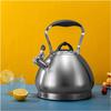Kettle Stove Top Stainless Steel Tea Kettle for Stove Top Camping Coffee Pot with Heat- Handle Large Capacity Camping Kettle-Green