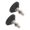 2 Pcs Thread Leveling Feet 150kg Bearing Height Adjustable Anti Skid Scratch Resistant Screw Foot