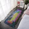Entrance Doormat Periodic Table of Elements Rug Hallway Carpet Living Room Rugs Foot Carpets Floor Mats Non-slip Home Decoration