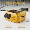 Power Tool Accessory, 111W Fast Charging Adapter Compatible with DW Battery, USB‑A Charging Hub for Phones Tablets (Tool Only)