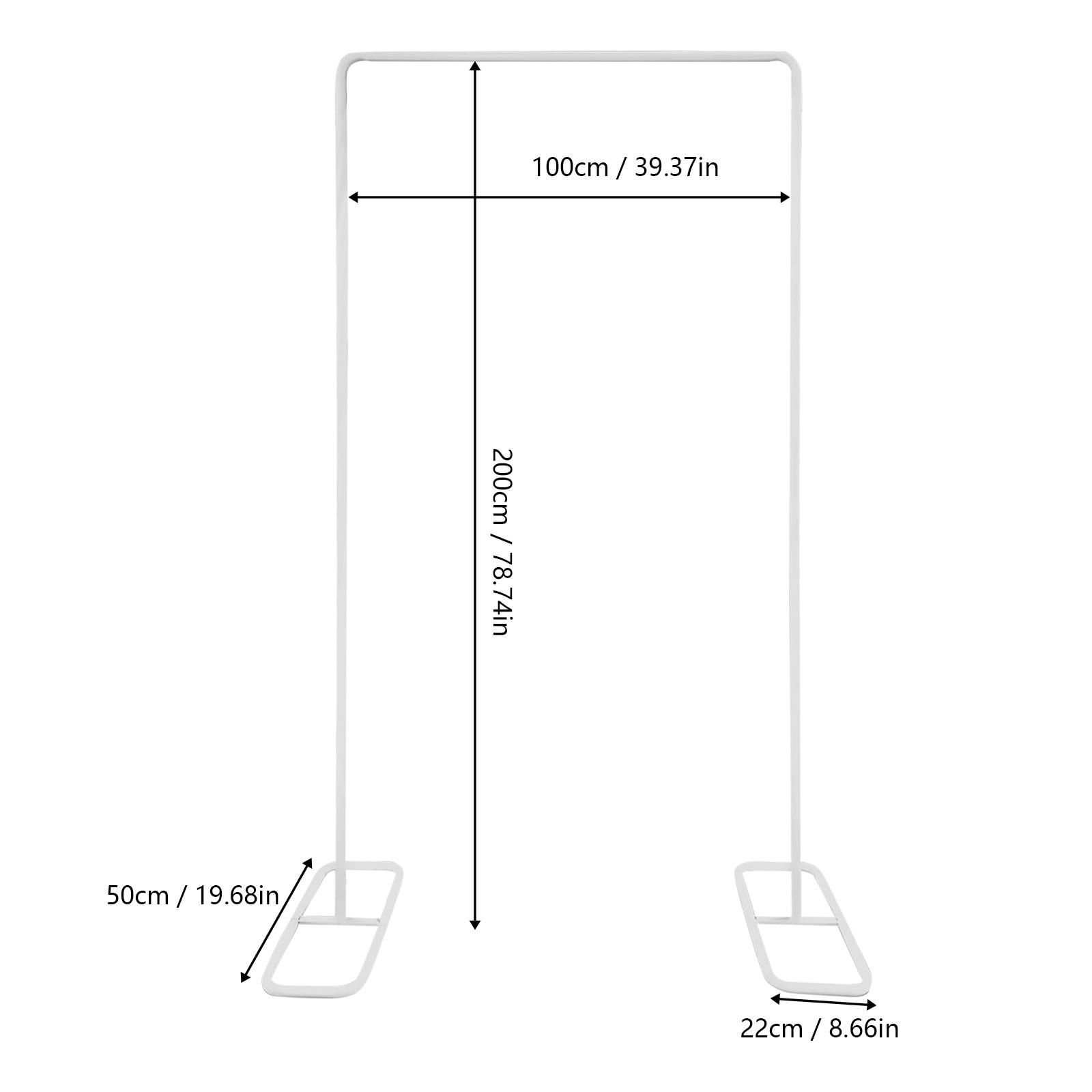 

Металлический каркас свадебной арки, садовый декор для вечеринки, стойка-фон 2*1м, подставка для цветов, реквизит для вечеринки по случаю дня рождения, мальчишника, вечеринки для будущей мамы белый