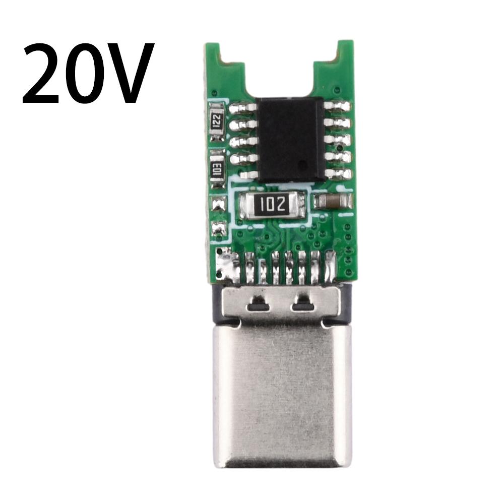 Fast Charge PD/QC Decoy Board 9V 12V 15V 20V PD Decoy Module PD 2 3.0 DC Trigger Cable USB Type-C Male Plug Charge Connector