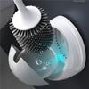 Silicone Toilet Brush For WC Accessories Drainable Toilet Brush Wall-Mounted Cleaning Tools Home Bathroom Accessories Sets