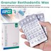 1 Låda Tandreglering Skyddsvax Anti-gnissling Individuellt Förpackad Tandställningsvax Livsmedelsklassat Tandvård Vax för Munskydd