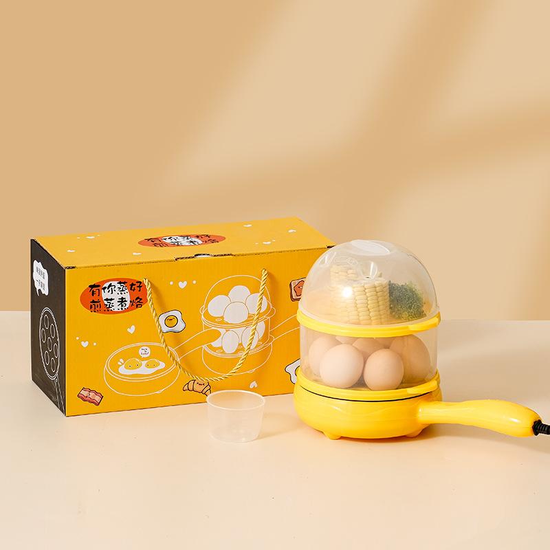 Multifunctional Mini Household Electric Egg Steamer Egg Cooker Automatic Power Off Anti Dry Boiling Industrial Gifts Practical Electrical Appliances