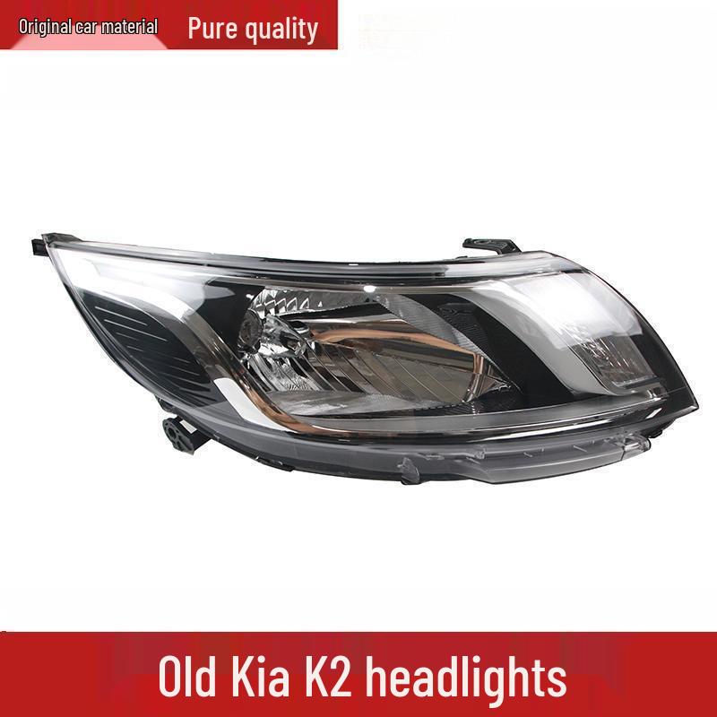 

Fits Kia K2 Headlight Assembly (2011-2014 Models) with Front & Rear Bumpers, Headlights, and Taillights. Single Piece Package
