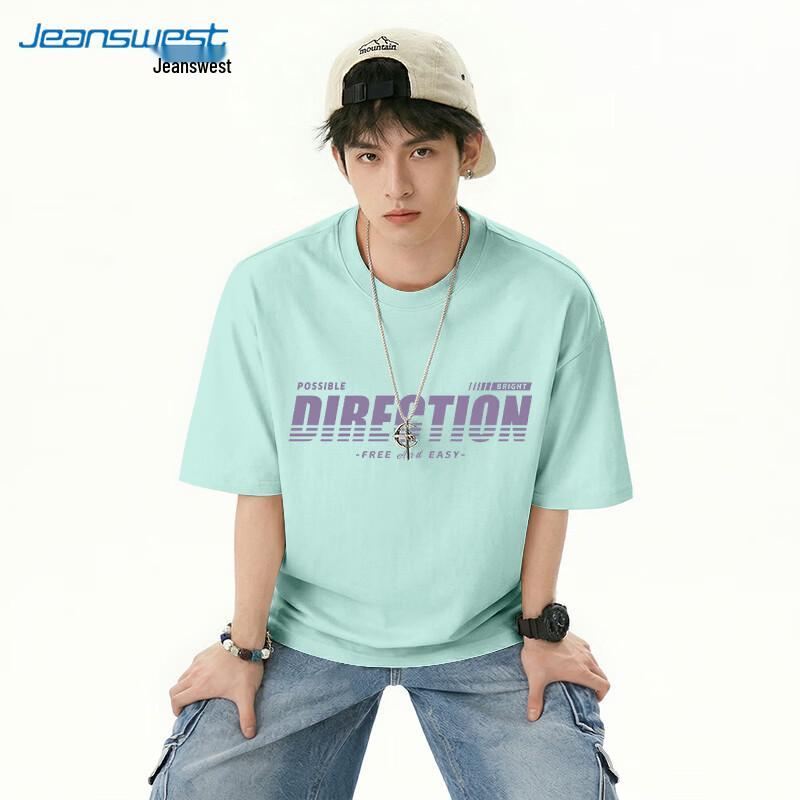 Jeanswest Men s 2026 Summer Racing Direction Graphic Cotton T-Shirt M