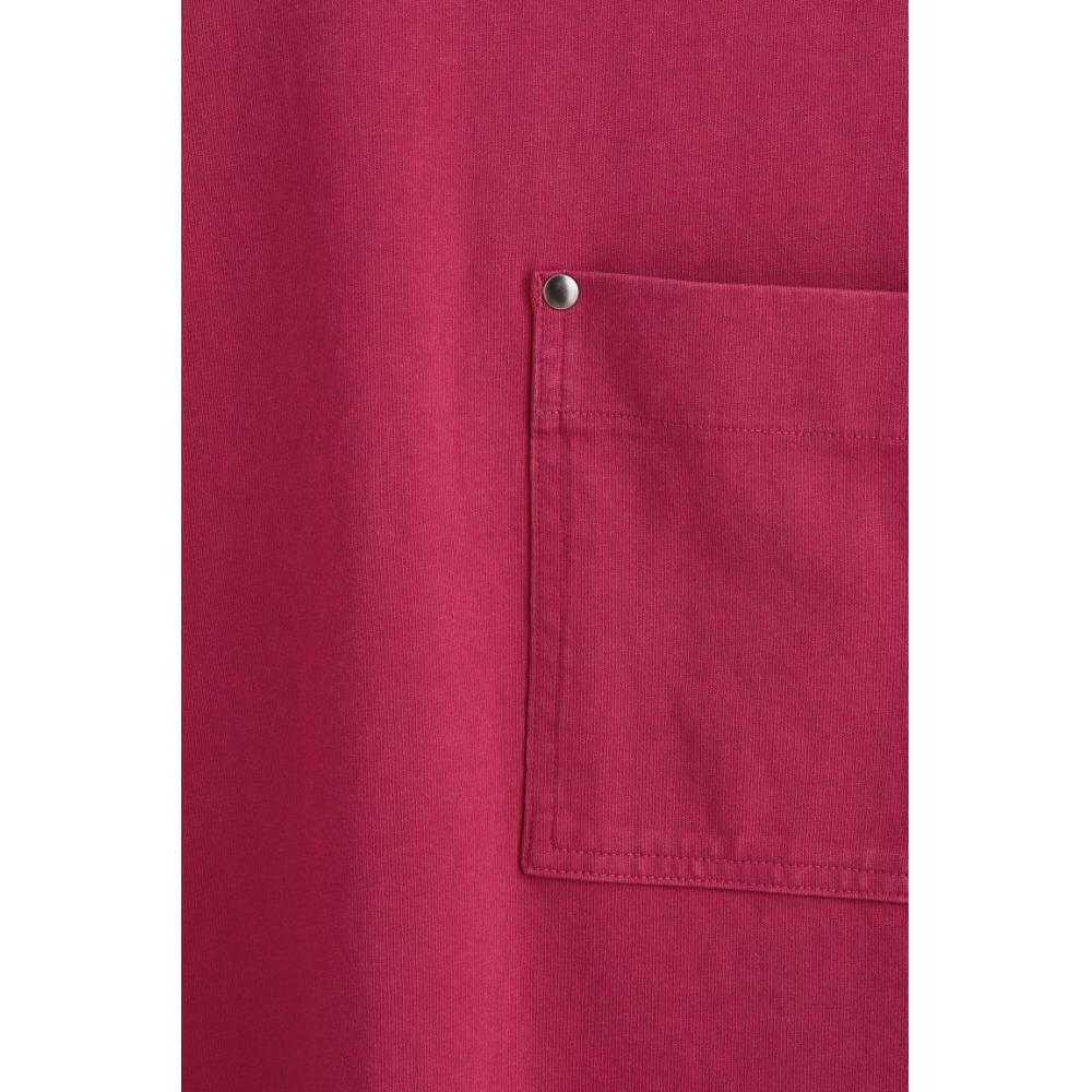 H M wasHed T sHirT cHerry Color