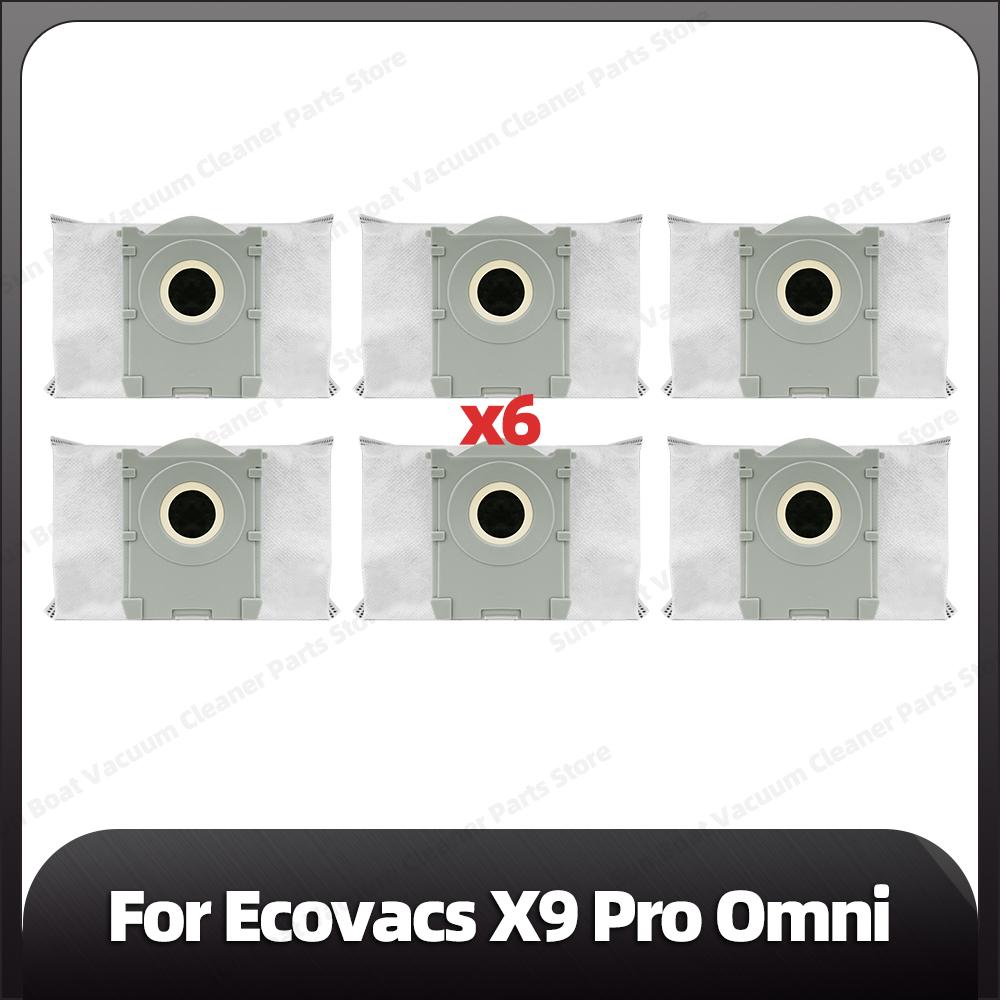 

Compatible for Ecovacs X9 Pro Omni / YEEDI S16 PLUS Main Side Brush HEPA Filter Mop Roller Dust Bag Spare Parts