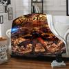 Naruto Character Customize Your Name Blanket Throw Customizable Blanket Soft & Cozy Suitable for Living Room Office Chair Seaside Bedding