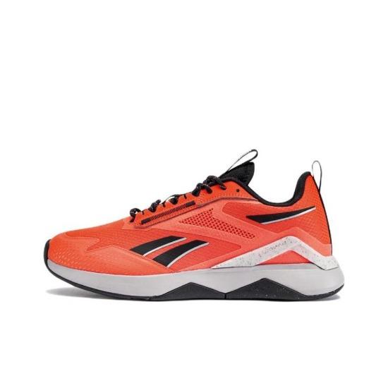 

Reebok Nanoflex Adventure TR Orange Flare GY9777 Men s Shoes EU 43 чорний/помаранчевий