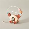 Crab Car: Wooden Bead Maze & Rattle for Baby Learning