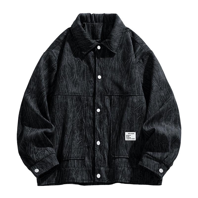 

Men s new jackets men s spring and autumn trends Korean casual loose lapels jackets cardigans on clothes M