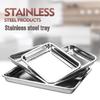 201 Non-magnetic Stainless Steel Square Tray
