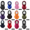 Men Women Winter Balaclava Warm Soft Fleece Drawstring Neck Gaiter Cycling Hiking Running Outdoors Hat