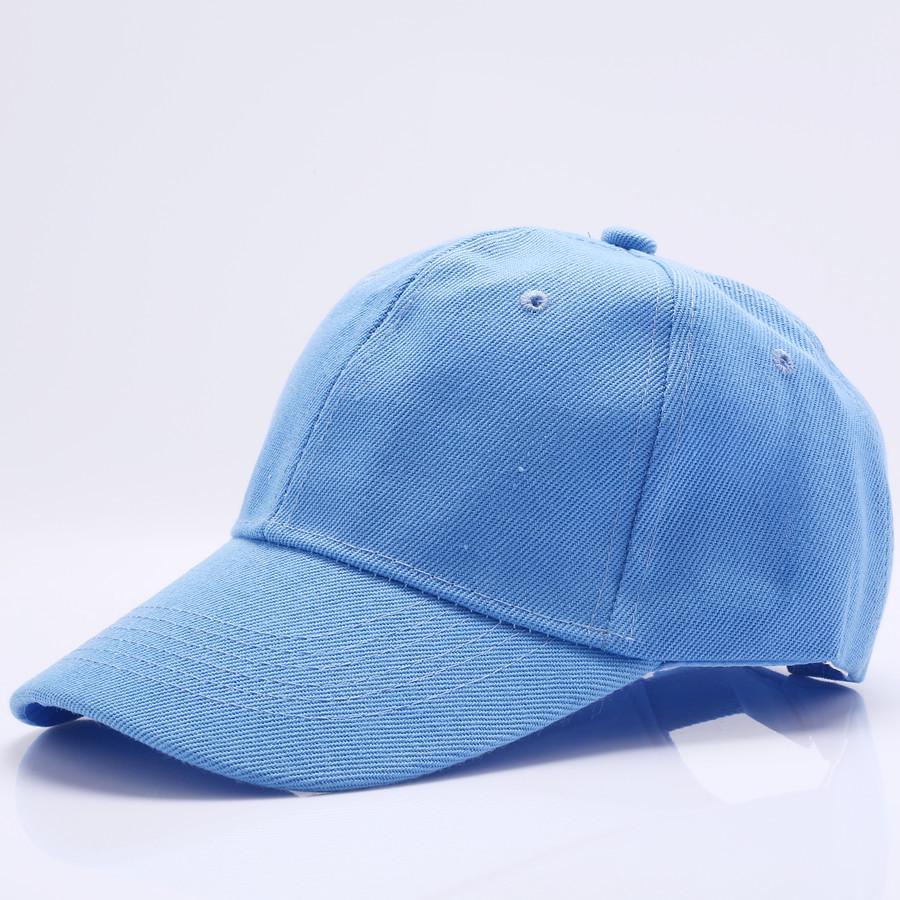 Unisex Quick-Drying Solid Color Baseball Cap - Sun Protection for Outdoor Sports