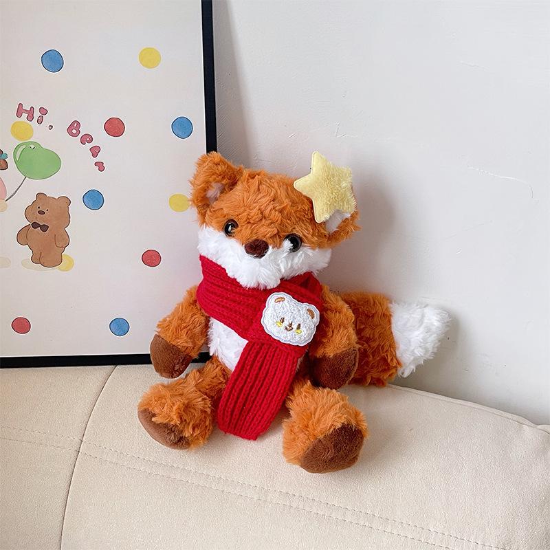 Adorable Happy Fox Plush Toy - Perfect Birthday Gift for Girls & Best Friends