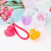 DIY Crystal Keychain Silicone Mold with Hole Jewelry Heart Epoxy Resin Crafting Molds for Valentines Holiday Festival