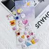 Cartoon Ghost Diamond 3D Puffy Sticker Scrapbooking Diy Journal Stationery Sticker Cute Decor School Supplies Gift