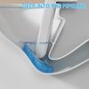 Disposable Toilet Brush for Household Use, No Dead Corners, Toilet Cleaning Brush, Wall Mounted Toilet, No Drilling Replacement Brush