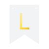 Baner Diy 16X12 Cm - Literka L