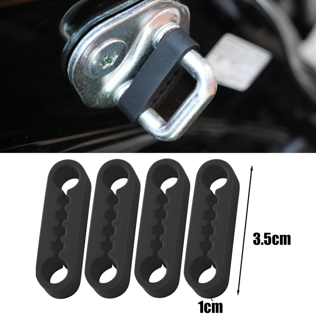 Car Door Lock Buffer Damper Silicone Cushion Auto Sound Deadening Mat Anti Shock Protection Pad Universal Lock Decor Accessories