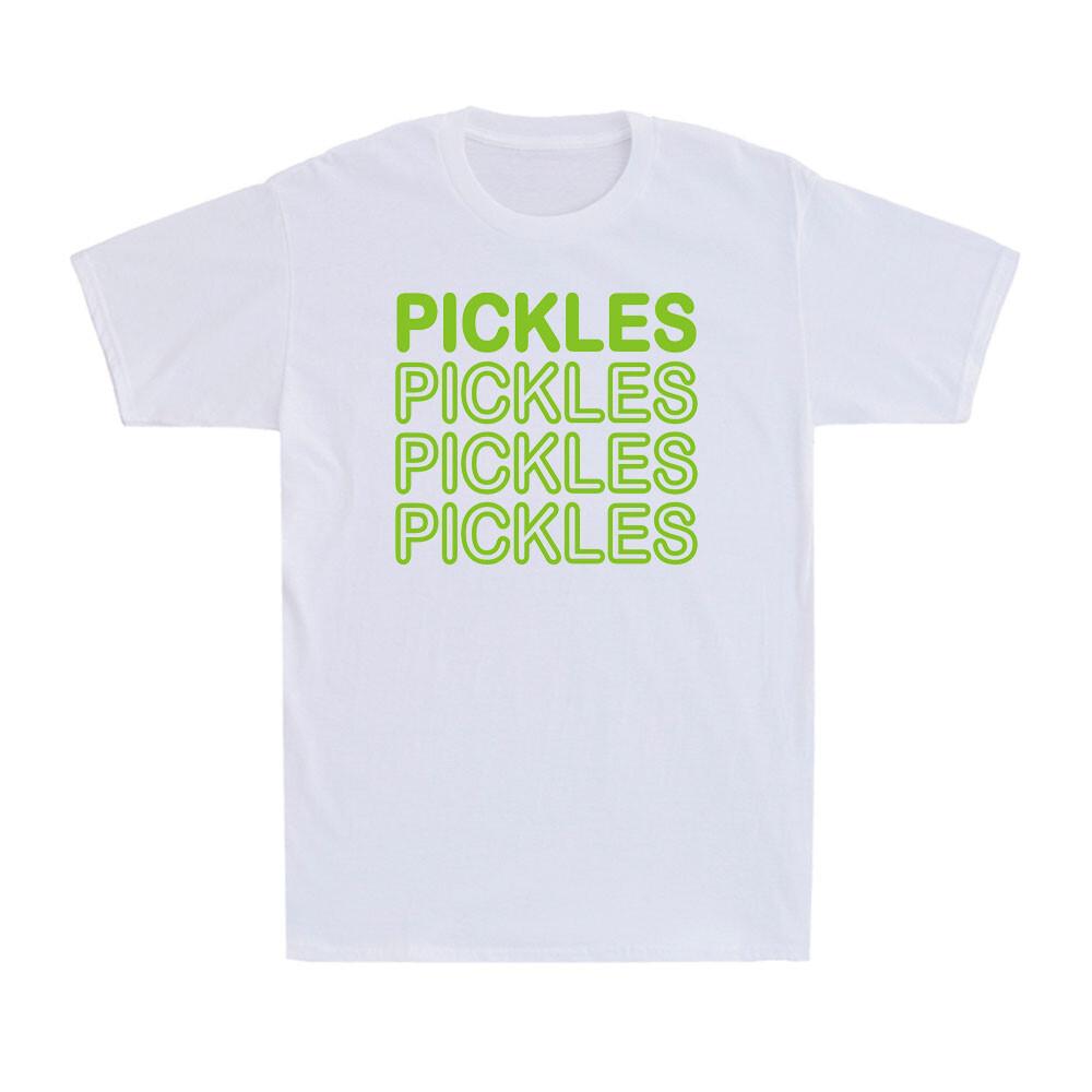 I Love Pickles Pickle Funny Pickle Lover Cucumber In Vinegar Unisexs Tshirt