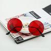 Retro Round Sunglasses Marine Piece Glasses Round Frame Glasses Men'S And Women'S Prince'S Glasses
