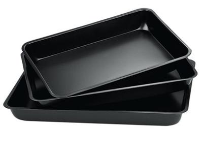 Rectangular Baking Trays 3 Pcs Kinghoff Kh-4199