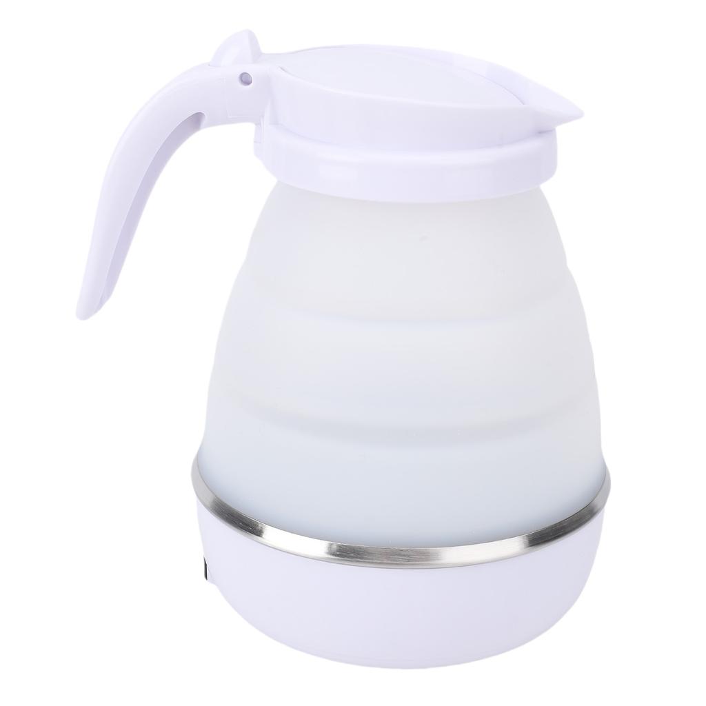 600W Foldable Electric Kettle 600ml Portable Efficient 6 Min Fast Boiled Safe for Travel Camping