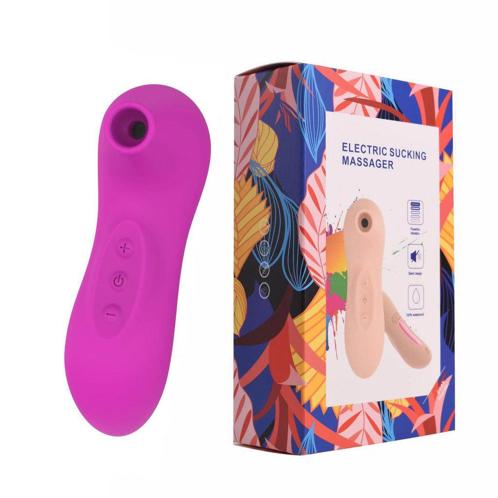 Russian Trade Silicone Teasing Massager: Rechargeable Vibrating Erotic Device for Women
