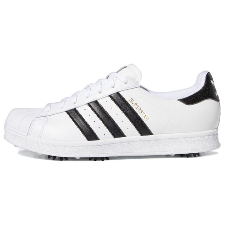 

Adidas Superstar Golf White Core Черные мужские кроссовки Cloud-White Gold-Metallic FY9926