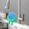 Smiling Face Dishwashing Sponge Holder, Storage Rack