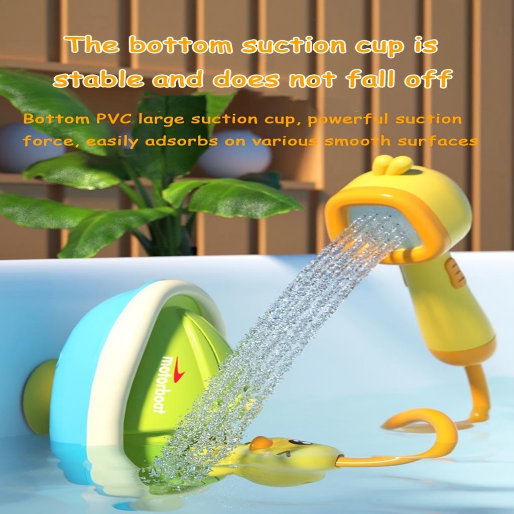 Youngsters Duck Bath Toy with Adjustable Spray Nozzles One Touch Battery Operation Interactive Bath Time Pool Play Toy for Youngsters,