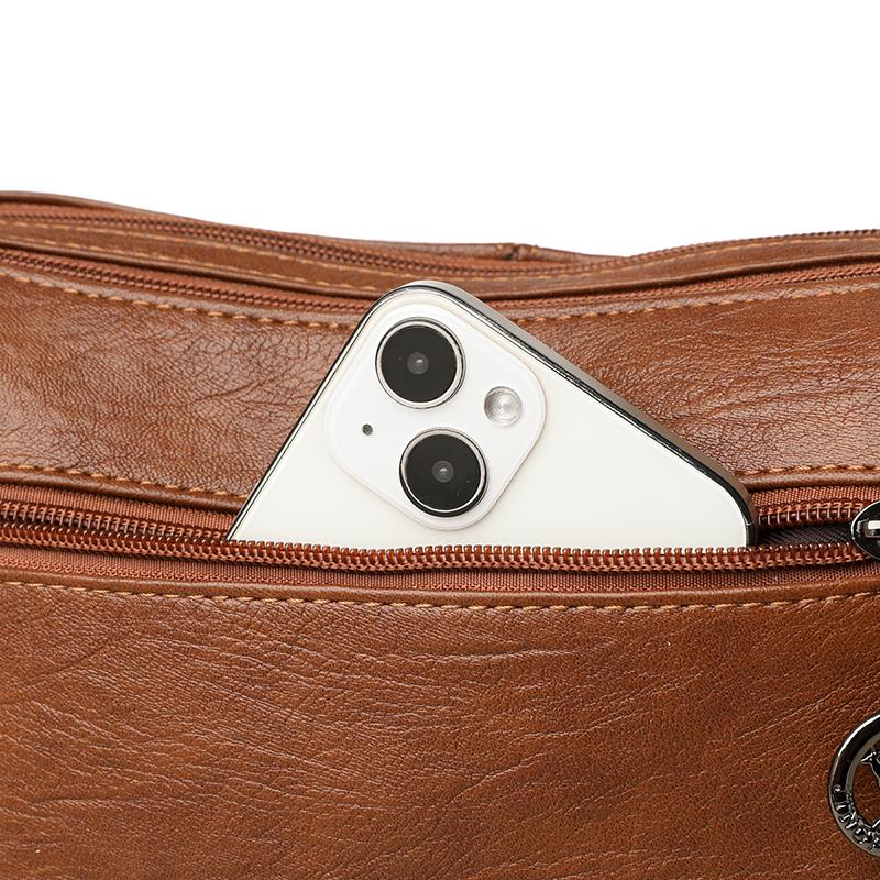 Torebka listonoszka w stylu vintage o dużej pojemności, dojeżdżająca do pracy, ręczna, na ramię, torba dla mamy w średnim wieku