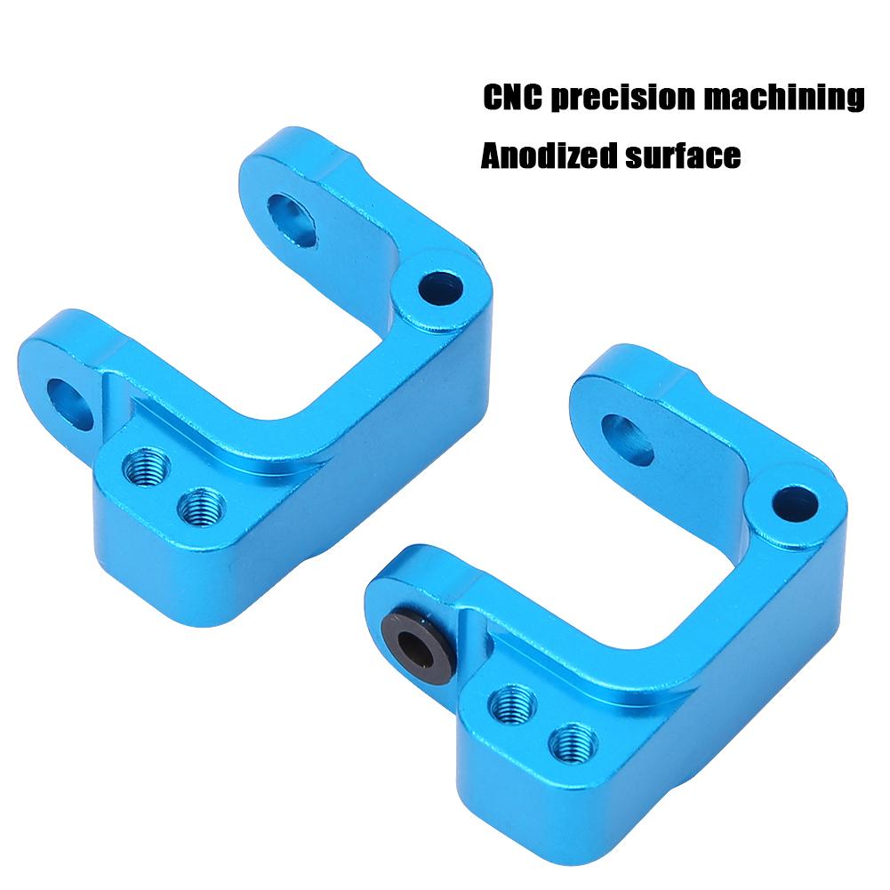 Aluminum Alloy Hub Knuckle Arm RC Accessory Fit for 1 10 ECX 2 Wheel Drive RC CarBlue