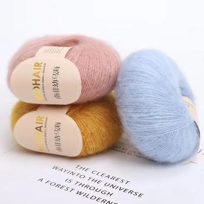 Warm Baby Wool Mohair Yarn Extra Soft Warm Baby Wool Yarn  for Sweater Shawl Scarf Projects