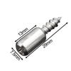 10pc Self-tapping Screws Cabinet Bracket Laminate Support Glass Studs Pegs Heavy Duty Floating Shelf Bracke