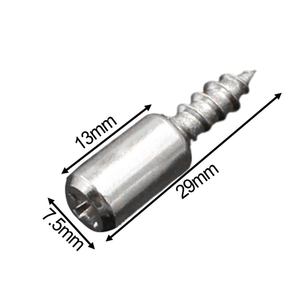 10pc Self-tapping Screws Cabinet Bracket Laminate Support Glass Studs Pegs Heavy Duty Floating Shelf Bracke