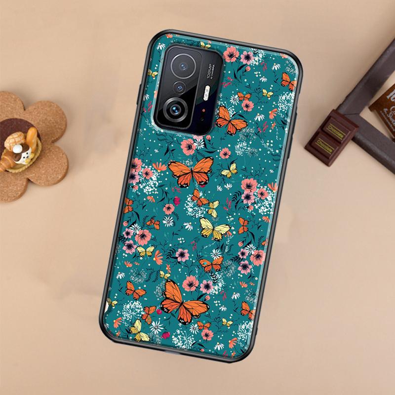 Luxury Butterfly Case For Xiaomi POCO X7 Pro X3 X5 X6 F3 F5 F6 M6 Pro 11T 12T 13T 14T Pro 13 14 Ultra Cover