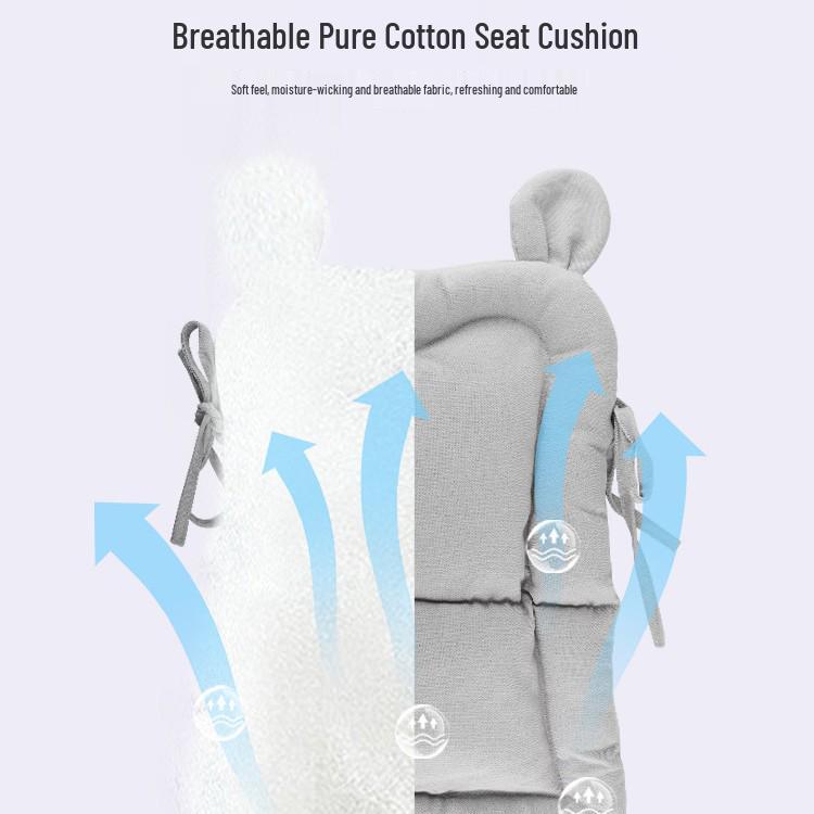 Pure Cotton Baby & Infant Hanging Basket Chair for Indoor/Outdoor Use