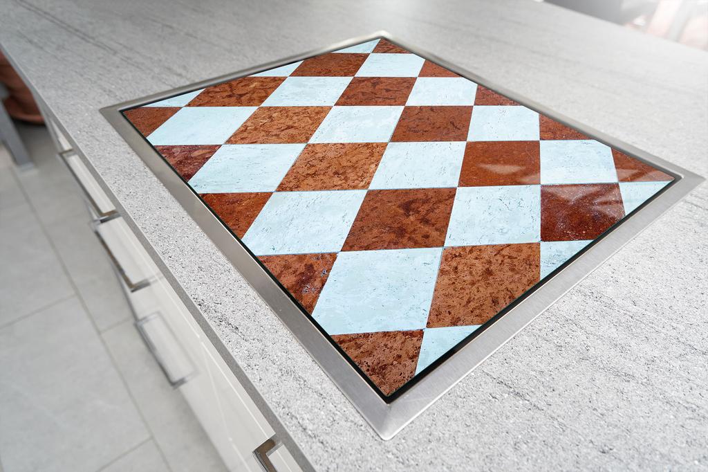 SZKLANA DESKA DO KROJENIA 52x30 MOZAIKA