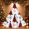 Women's Sexy Off-Shoulder Vintage Christmas Print Dress for Holiday Party
