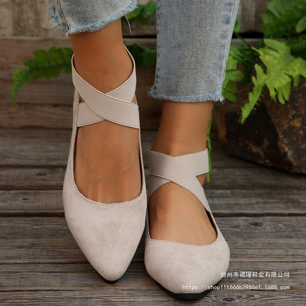 Foreign Trade Large-size Casual Shoes for Women In the Summer of 2025, New European and American Foot Sets, Doudou Women's Shoes 43 Yards Indep