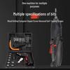 Electric Screwdriver Multifunctional Tool Set with Lithium Battery Rechargeable Drill and Household Toolbox.