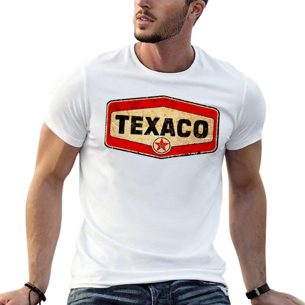Texaco Oil And Gas Tshirt T Shirt Custom Print Cotton Tshirt 100 Tshirt