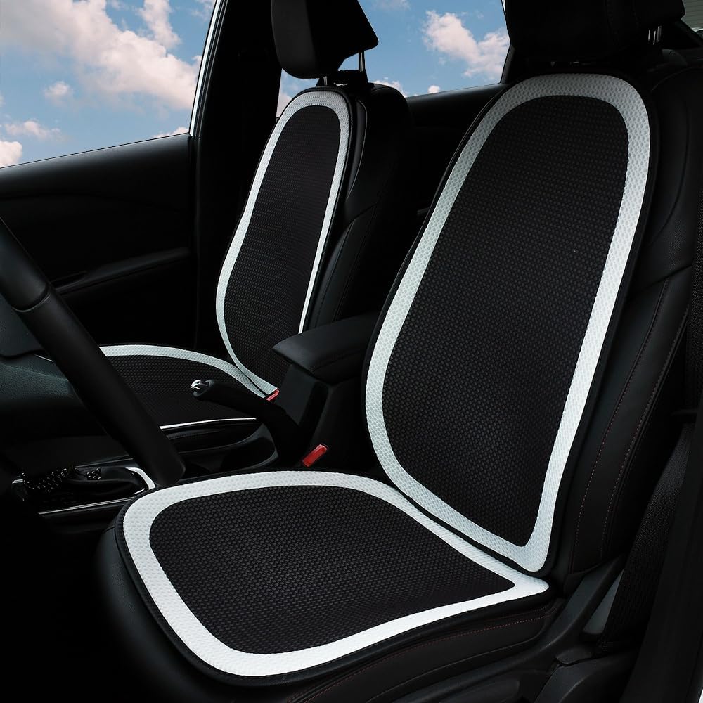 Car Seat Pad Cover Summer Ice Breathable Comfort Front Driver or Passenger Seat Cushion Universal Auto Interior Bottom Seat Protect Mat Fit Most Car